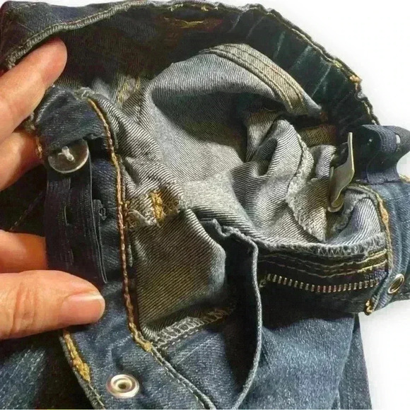 7 for all Mankind Straight Leg Jeans Sz 4T - Picture 7 of 10